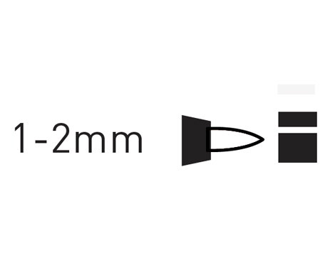 Kreul LACK MARKER Marqueur de peinture brillant or pointe fine 1-2 mm