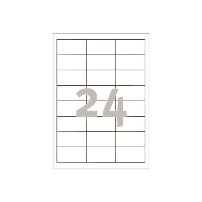Avery Zweckform - Etiquettes autocollantes, 6 etiquettes par feuille A4, 6 x 33,8 mm, reference 3658