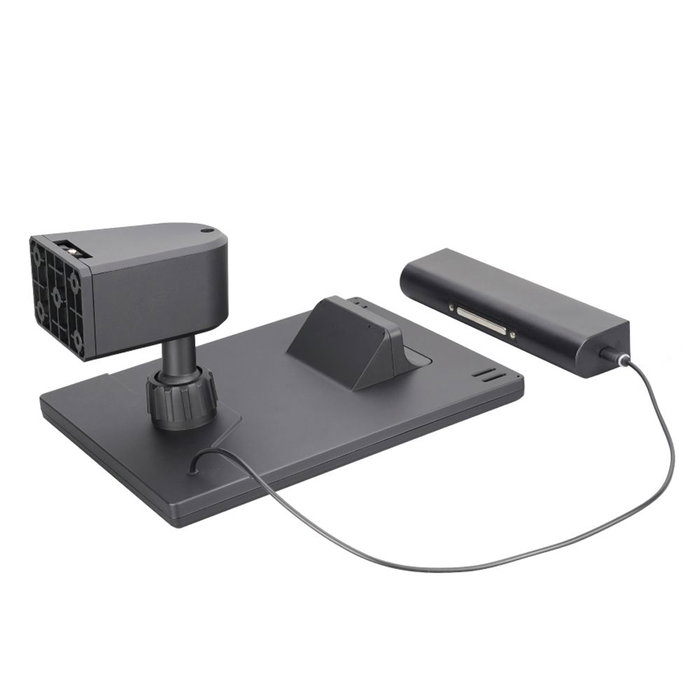 Edm Aplique solaire LED 6W 720lm 6500K avec détecteur crépusculaire et mouvement, point lumineux amovible, noir