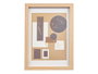 Giftdecor Porte-photo mural en bois avec passe-partout 18x24 cm couleur naturelle (Set de 12)