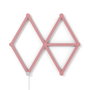 Nanoleaf Lines Skin - Jeu de 9 protections amovibles couleur rose mat pour panneaux lumineux Lines - Installation sans adhésif