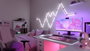 Nanoleaf Lines Skin - Jeu de 9 protections amovibles couleur rose mat pour panneaux lumineux Lines - Installation sans adhésif