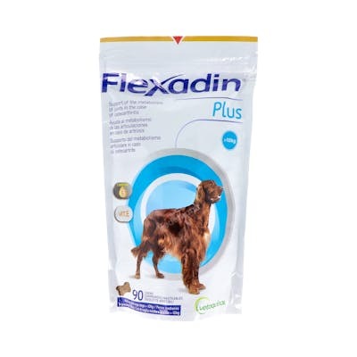 Vetoquinol Flexadin Plus Complément articulaire pour chien grand format - 90 comprimés à mâcher Vetoquinol Flexadin Plus Complément articulaire pour chien grand format - 90 comprimés à mâcher