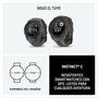Garmin Instinct E Montre connectée sport GPS 40 mm Noir et Gris Charbon