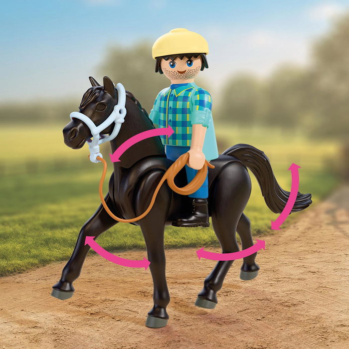 PLAYMOBIL Petit Stable avec Maréchal-Ferrant 72131 PLAYMOBIL Petit Stable avec Maréchal-Ferrant 72131