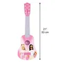 Lexibook Ma Première Guitare Barbie 53 cm avec 6 cordes nylon et guide d'apprentissage - Guitare jouet pour enfants