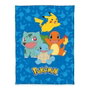 Pokémon couverture polaire Starter Pokémon 130 x 160 cm