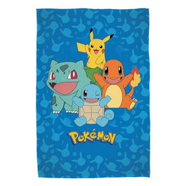 Pokémon couverture polaire Starter Pokémon 130 x 160 cm