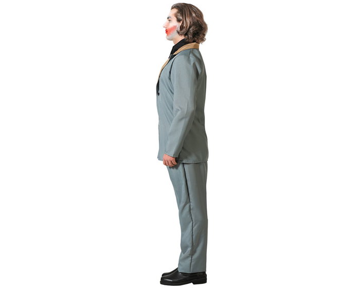 Déguisement Clown Gris avec Cravate pour Homme Adulte XL