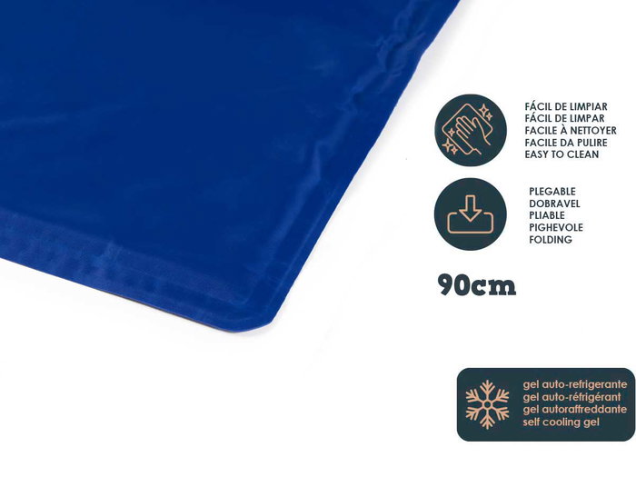 Mascow Tapis Rafraîchissant pour Animal de Compagnie 90 x 49.5 cm Bleu Mousse Gel (Set de 6) Mascow Tapis Rafraîchissant pour Animal de Compagnie 90 x 49.5 cm Bleu Mousse Gel (Set de 6)