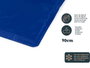 Mascow Tapis Rafraîchissant pour Animal de Compagnie 90 x 49.5 cm Bleu Mousse Gel (Set de 6)