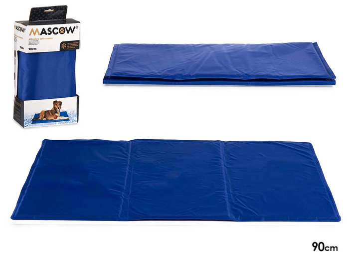 Mascow Tapis Rafraîchissant pour Animal de Compagnie 90 x 49.5 cm Bleu Mousse Gel (Set de 6) Mascow Tapis Rafraîchissant pour Animal de Compagnie 90 x 49.5 cm Bleu Mousse Gel (Set de 6)