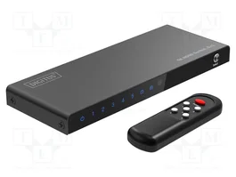 DIGITUS Switch HDMI 2.0 4K UHD 2160p noir