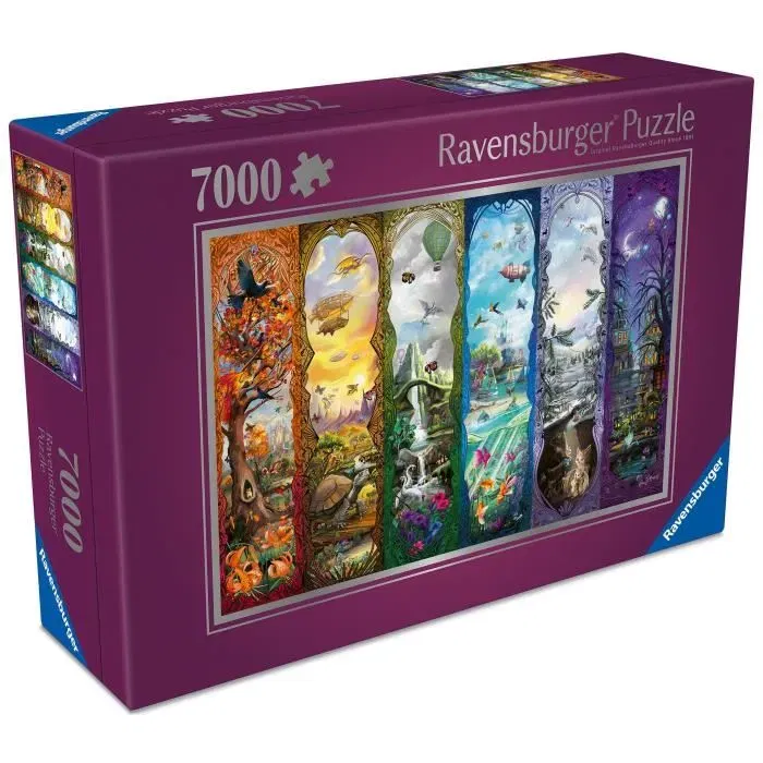 Ravensburger Puzzle 7000 Pièces - Les Six Portails - Pour Passionnés - Détente et Challenge