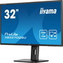 iiyama ProLite XB3270QSU-B1 - Écran PC 32" (81 cm) IPS, Résolution QHD 2560x1440, Réglable en Hauteur, Technologie Flicker-Free et Réducteur de Lumière Bleue
