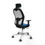 Piqueras y Crespo Chaise de Bureau 1D086G2 Bleu clair