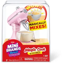 ZURU Mini Brands - Capsule surprise Magic Cook Kitchen - Figurine - Appareils électroménagers fonctionnels avec ingrédients et jeu UV - Modèle aléatoire - À partir de 8 ans