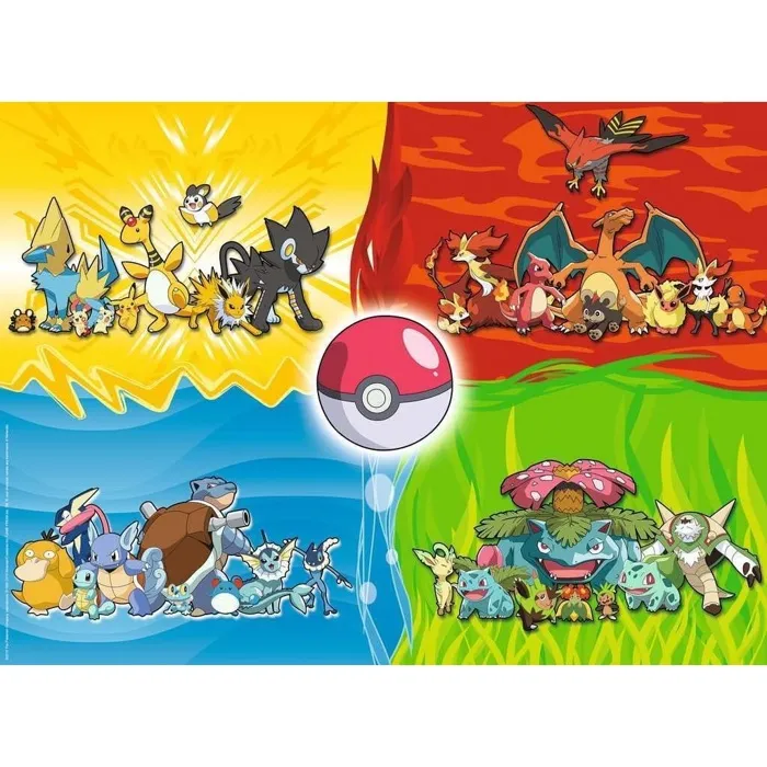 Ravensburger - Puzzle Pokémon 150 pièces XXL - Différents types de Pokémon - À partir de 7 ans - Fabriqué en Allemagne Ravensburger - Puzzle Pokémon 150 pièces XXL - Différents types de Pokémon - À partir de 7 ans - Fabriqué en Allemagne