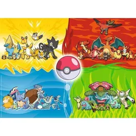 Ravensburger - Puzzle Pokémon 150 pièces XXL - Différents types de Pokémon - À partir de 7 ans - Fabriqué en Allemagne