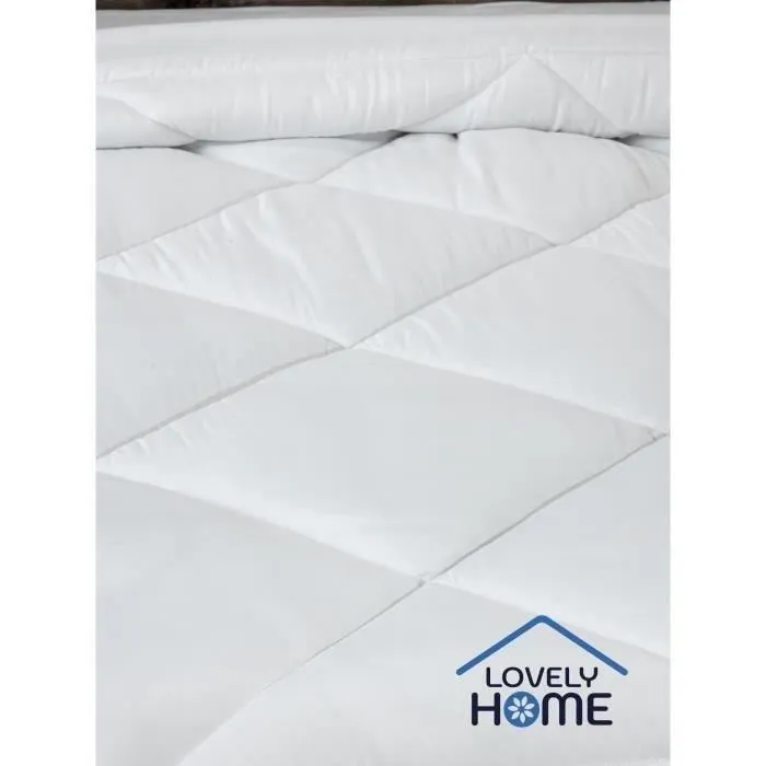 Lovely Home Couette Tempérée Anti-Acariens 350gr/m² 140x200 cm Blanc
