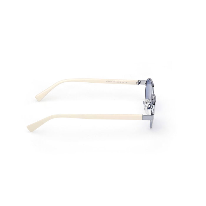 Guess Gafas GU00231 - Lunettes de soleil unisexe en métal, verres 53 mm, pont 18 mm, branches 145 mm, design géométrique