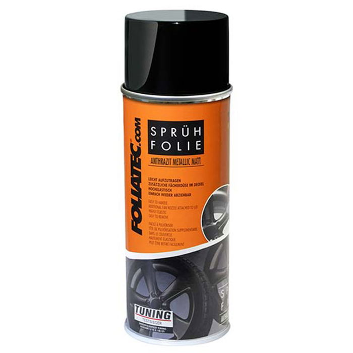 Foliatec Gomme Liquide Set Anthracite Métallique 2 X 400 mL FO2062 Pour Jantes