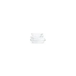 Duralex Service de 3 plats rectangulaires Ovenchef Transparent