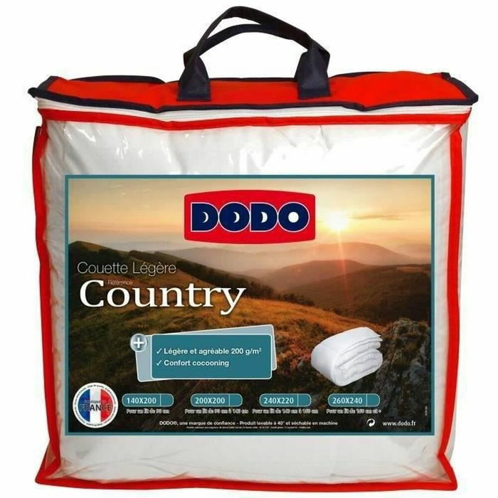 Dodo Couette légère Country Blanc 240 x 260 cm Dodo Couette légère Country Blanc 240 x 260 cm