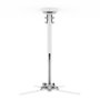 SMS CMV385-535 - Bras télescopique de plafond pour projecteur, 20 kg max, longueur 385-535 mm, ajustement sans outil, blanc