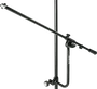 QUIKLOK Support Auxiliaire de Microphone avec Pince Noire Acier 762 mm