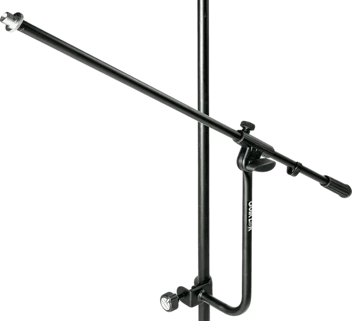 QUIKLOK Support Auxiliaire de Microphone avec Pince Noire Acier 762 mm