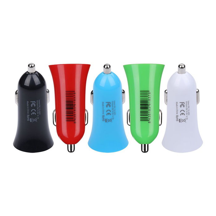 NK Cargador usb para coche couleurs assorties NK Cargador usb para coche couleurs assorties