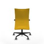 Piqueras Y Crespo Silla Albacete confidente Jaune avec mécanisme Sincro et accoudoirs 1D