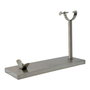 Fackelmann Profesional Jambonnier fixe en acier inoxydable 49,5 x 16,5 x 35 cm
