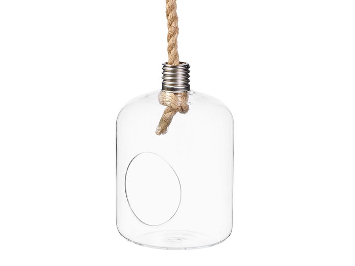 GIFTDECOR Vase suspendu forme ampoule grand