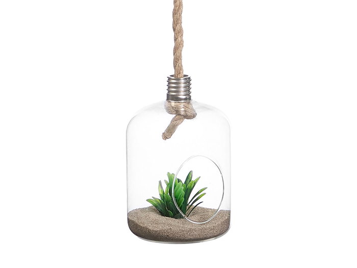 GIFTDECOR Vase suspendu forme ampoule grand