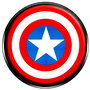 ERT GROUP Enceinte portable Bluetooth Captain America Marvel avec radio FM, lecteur MP3, micro, boîtier aluminium, 3W