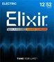 ELIXIR Jeu de cordes électrique Nanoweb H - 12-52