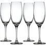 Alessi Mami XL Set de 4 Flûtes à Champagne en Verre Cristallin SG119/9S4