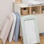 Domiva Matelas à langer 2 éponges amovibles imperméables 42 x 70 cm Lilas
