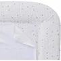 Domiva Matelas à langer 2 éponges amovibles imperméables 42 x 70 cm Lilas