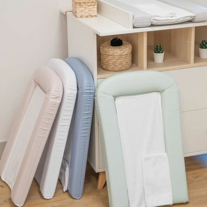 Domiva Matelas à langer Lilas avec 2 éponges amovibles - 42 x 70 cm