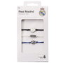 THE CARAT SHOP Set de 3 Bracelets de l'Amitié Real Madrid avec Logo Officiel - Accroches 15mm en Zinc - Cordon Ajustable Noir Bleu Blanc