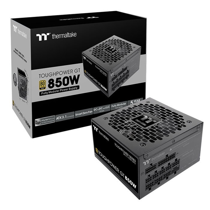 Thermaltake Toughpower GT 850W Alimentation PC 80 PLUS Gold Modulaire Ventilateur 120mm