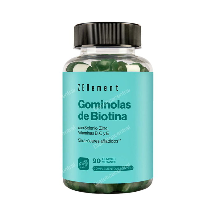 ZENEMENT REF001 Biotine Sélénium Zinc Vitamines B C E 90 Gommes Vegan ZENEMENT REF001 Biotine Sélénium Zinc Vitamines B C E 90 Gommes Vegan