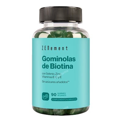 ZENEMENT Biotine avec Sélénium, Zinc et Vitamines B, C et E - 90 Gummies Vegan ZENEMENT Biotine avec Sélénium, Zinc et Vitamines B, C et E - 90 Gummies Vegan