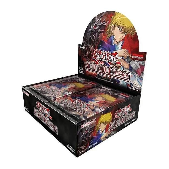 Yu-Gi-Oh! Jeu de cartes Au-delà du Courage - Boîte de 24 boosters - 216 cartes - 1ère édition française