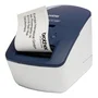 Brother QL-600 Imprimante d'étiquettes professionnelle bleue, 62 mm large, 44 étiquettes/min, 300x600 dpi, Auto cut, idéale pour petite entreprise et travail à domicile