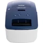 Brother QL-600 Imprimante d'étiquettes professionnelle bleue, 62 mm large, 44 étiquettes/min, 300x600 dpi, Auto cut, idéale pour petite entreprise et travail à domicile