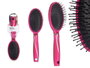 Berilo Brosse à cheveux fuchsia siliconée 7 x 25,5 x 3,5 cm (Set de 24)